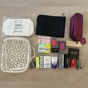 Ulta Beauty samples & cosmetic bags